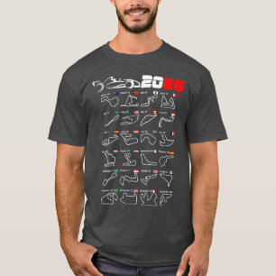 Kalender Formel tävling-bilar 2026-kretsar v2 T Shirt