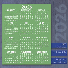 Kalender - Fullt-årsbas - Pappra Flat Lakan