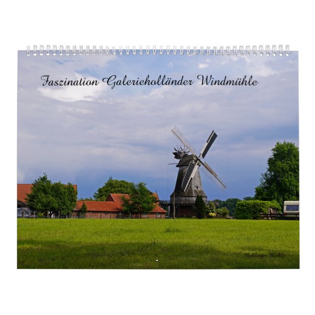 Kalender Galerieholländer Windmühlen (Omslag)