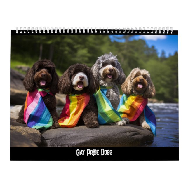 Kalender gay pride Hundar (Omslag)