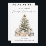 Kalender God jul Träd 2025 Julkort<br><div class="desc">2025 Kalender God jul Träd. God jul finns i ett handskrivet stil-skript i snyggten. Med en handfull kalender för 2025 på baksidan för dina mottagare och Gott nytt år hälsning.</div>