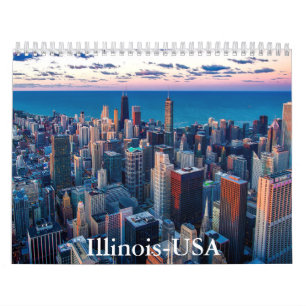 Kalender Illinois-USA