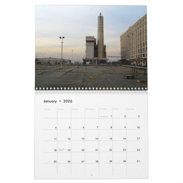 Kalender: Industriella Brooklyn Kalender (Jan 2026)