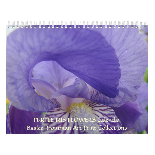 KALENDER Irisar Kalender Lila Iris Blommor (Omslag)