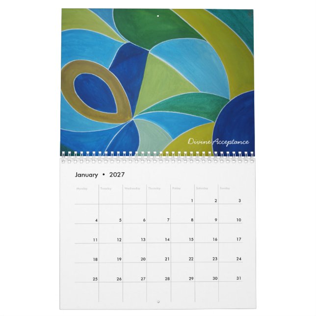Kalender - Känslornas Färger, 2027 (Jan 2027)