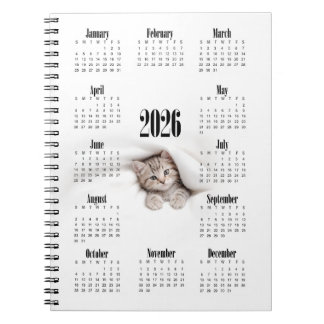 Kalender Kattunge 2026 Anteckningsbok