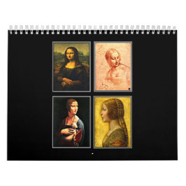 Kalender-Klassiker/Vintage-Leonardo Da Vinci Kalender
