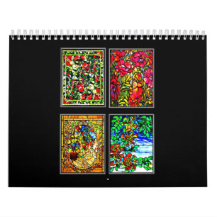 Kalender-Klassiker/Vintage-Louis komfort Tiffany Kalender