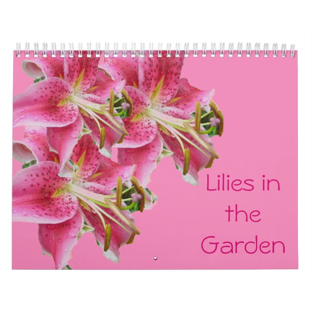 Kalender - Lilies i Garden (Omslag)