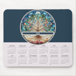 Kalender livets träd musmatta
