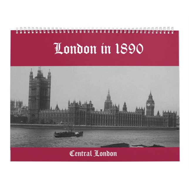 Kalender London 1890 (Omslag)