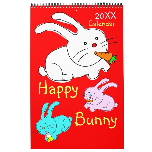 Kalender Lycklig Bunny (Omslag)