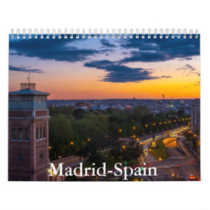 Kalender Madrid-Spanien