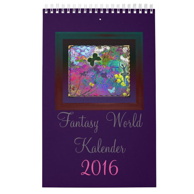 Kalender med älvor (Omslag)