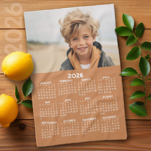 Kalender med foto - årets vy - Terra Cotta Kökshandduk