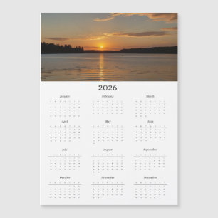 Kalender med foto Heldårs magnetisk kalender
