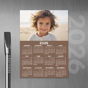 Kalender med foto - Magnetkort i Fullt