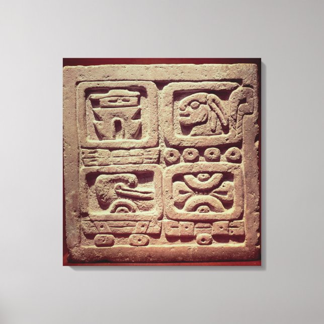 Kalender med fyra tecken, Toltec Canvastryck (Framsida)