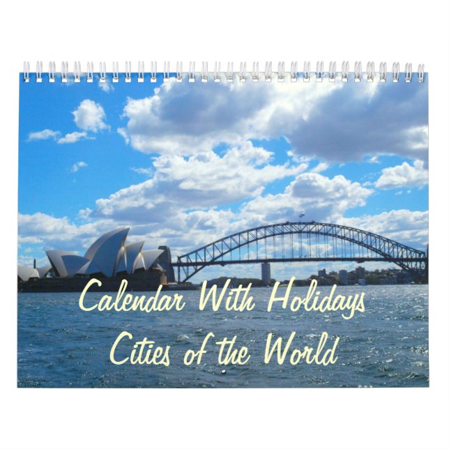 Kalender med Helgdagar - städer i världen (Omslag)