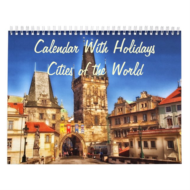 Kalender med Helgdagar - städer i världen (Omslag)