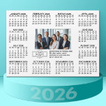 Kalender med logotypens kontaktinformationsmagnet magnetisk inbjudningskort<br><div class="desc">Ett mycket användbart objekt för skola eller hemmet. Detta visar en fullt-årsvy för hela data. En kalender som skrivs ut på en magnet kombinerar praktisk användning med bekvämlighet och förvandlar en arbetsyta som är nödvändig till en verktyg för tidshantering. Den här nyskapande designen har en kalenderlayout för fullt eller månad...</div>