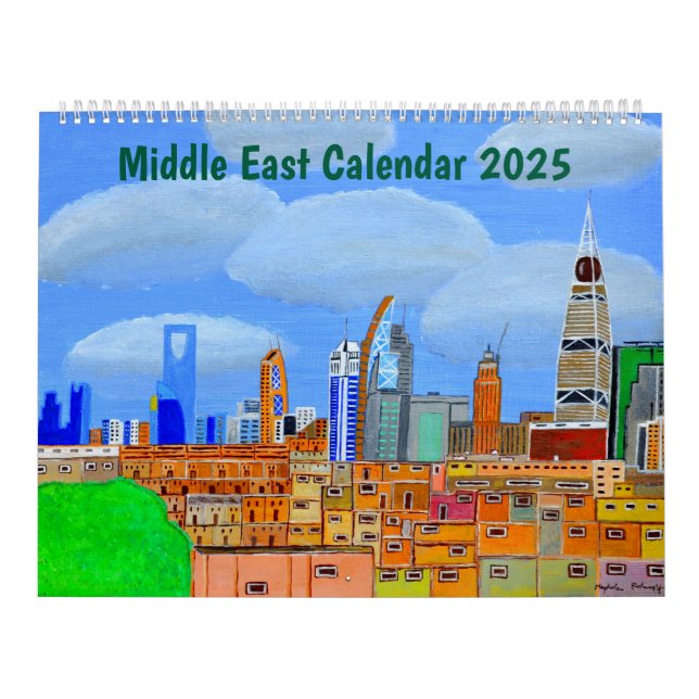 Kalender mellan östern (2) 2025 (Omslag)