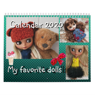 Kalender. Mina favoritdockor Kalender