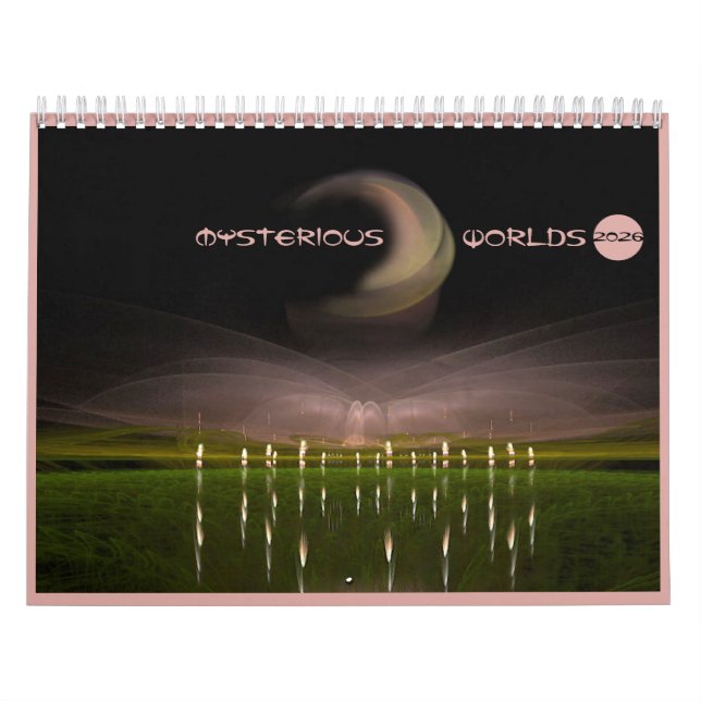 Kalender mysterious worlds (Omslag)