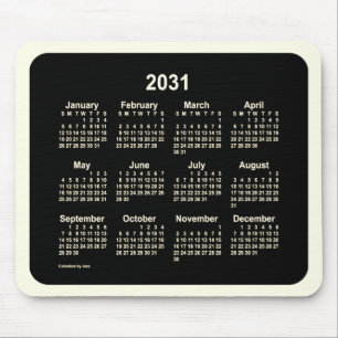 Kalender Neon Sepia 2031 från Janz Two Tone Musmatta