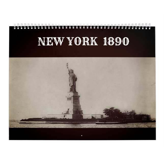 Kalender New York 1890 (Omslag)