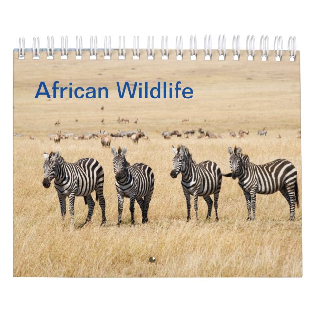 Kalender över Afrikas vildlevande mur (Omslag)