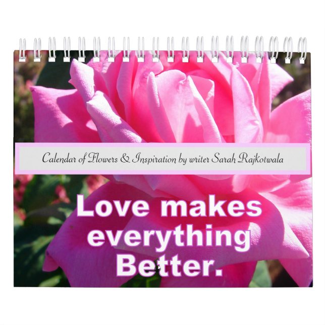 Kalender över blommor och inspirationsofferter (Omslag)