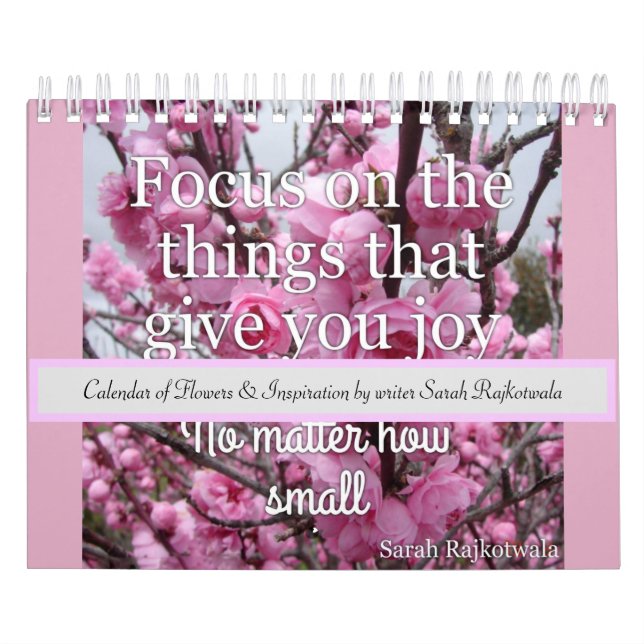 Kalender över blommor och inspirationsofferter (Omslag)