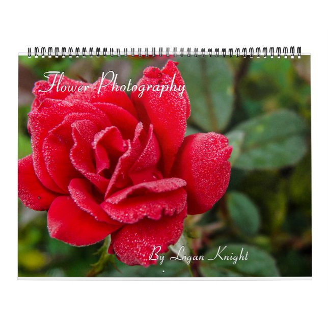 Kalender över blomsterfotografins vägg (Omslag)