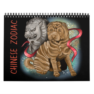Kalender över djurparksdjur i kinesisk zodiac