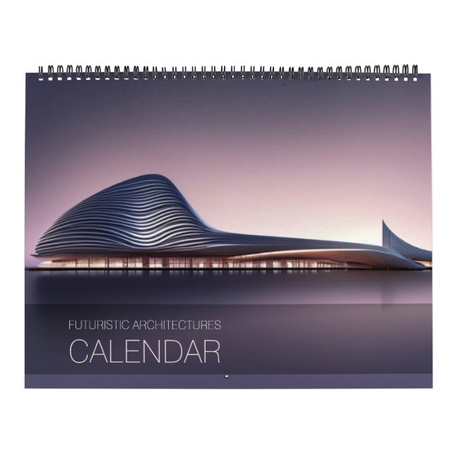 Kalender över futuristiskans arkitekturer (Omslag)
