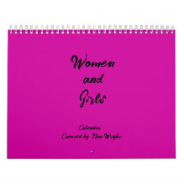 Kalender över kvinnor och flickor