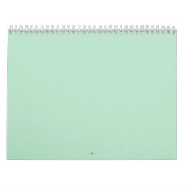 Kalender över minimalistisk Mint-Grönt