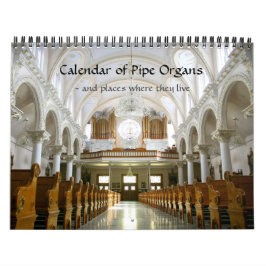 Kalender över rörorgan och var de bor