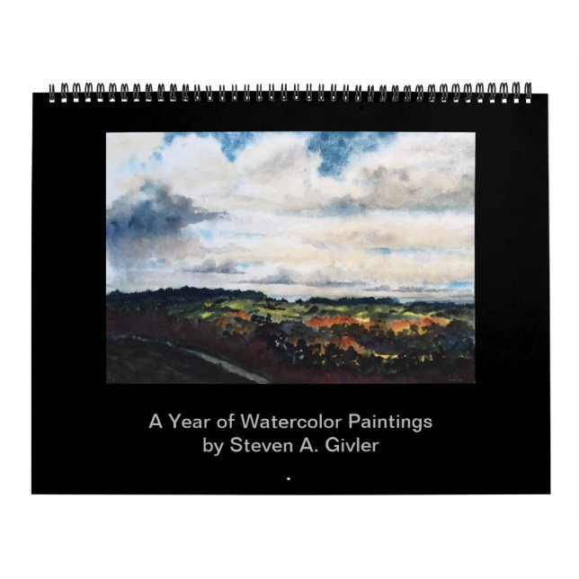Kalender över vattenfärgsmålningar av Steven Givle (Omslag)