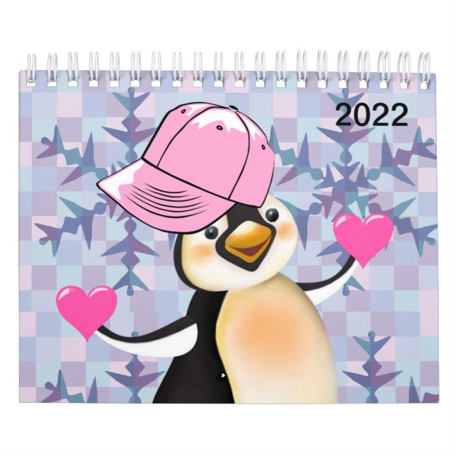 Kalender Penguin Kärlek 2022 (Omslag)