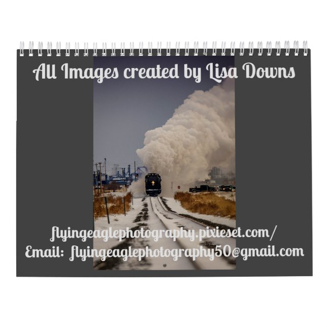 Kalender personlig Tåg (Baksida)