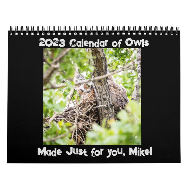 Kalender personlig Uggla (Omslag)