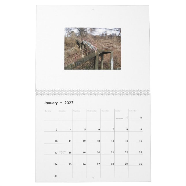 Kalender: Pittsburgh kliver Kalender (Jan 2027)