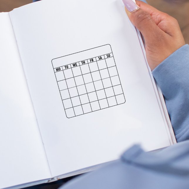 Kalender, planerare, Journal Stämpel (Skapare uppladdad)