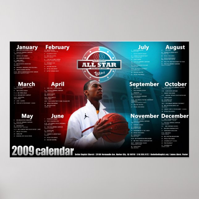 kalender poster (Framsidan)