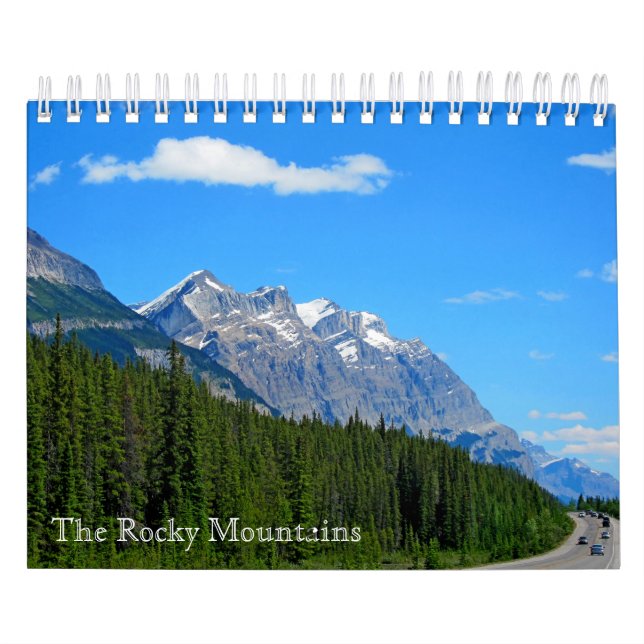 Kalender Rocky mountains, Kanada (Omslag)