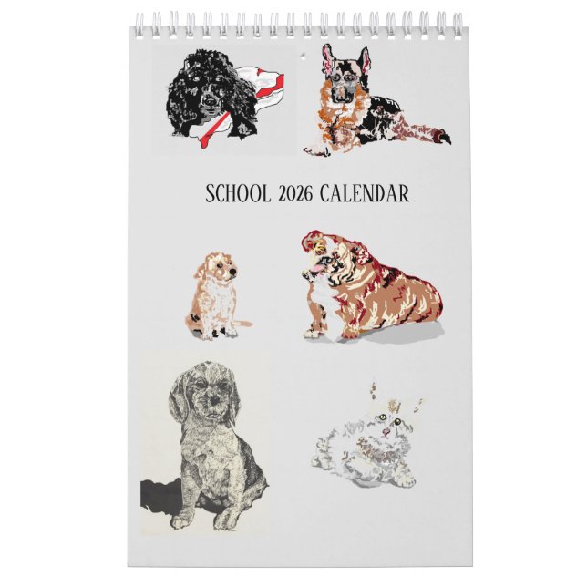 Kalender ; Skola  2026 (Omslag)