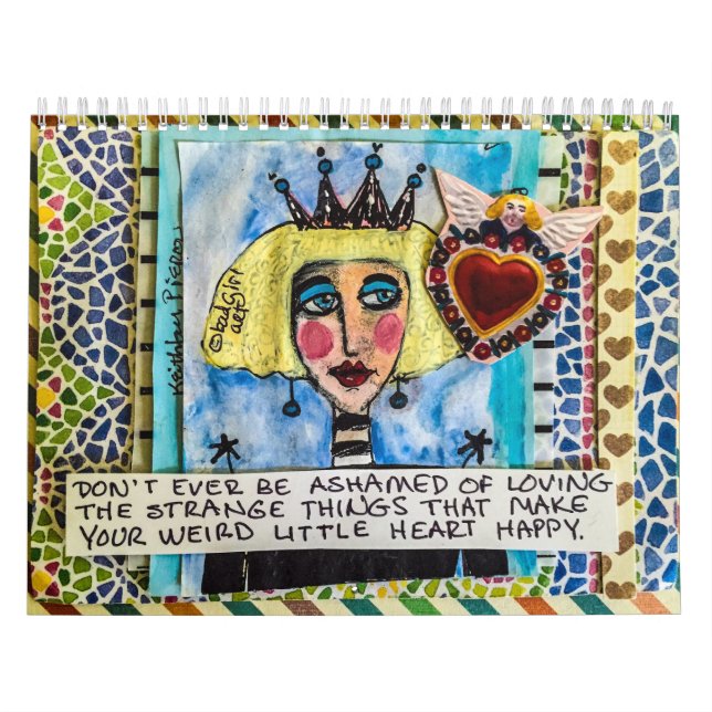 kalender som FYLLS MED DÅLIGAFLICKAKONST (Omslag)