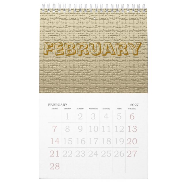Kalender - Struktur (Feb 2027)